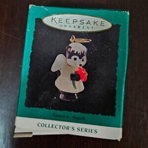 Vintage Hallmark 1994 Natures Angels 5th In Series Miniature Skunk Keepsake
